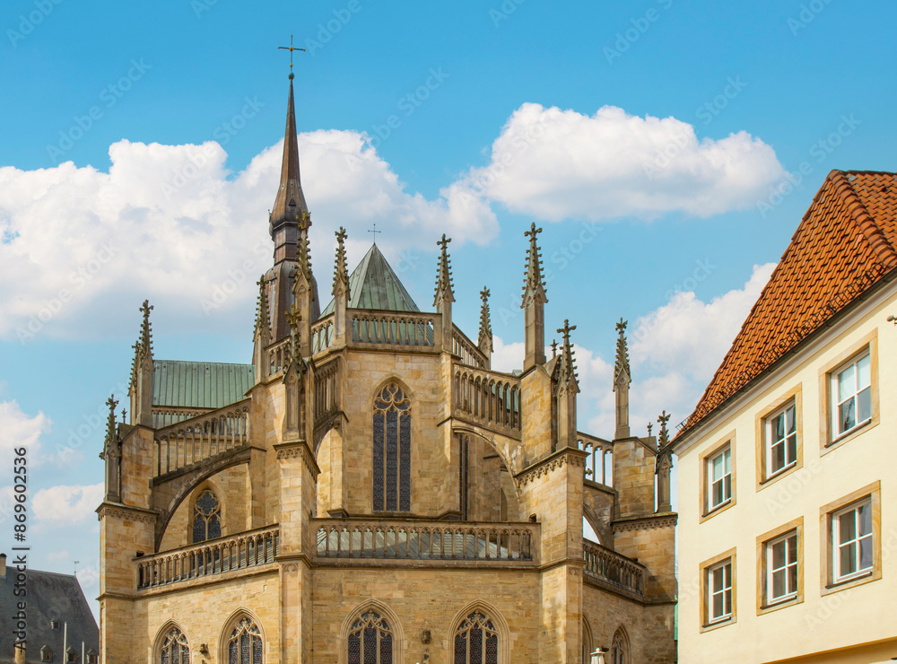 St. Mary's Church (Marienkirche) Osnabrück Lower Saxony (in german Niedersachsen) Germany St. Mary's Church (Marienkirche) Osnabrück Lower Saxony (in german Niedersachsen) Germany