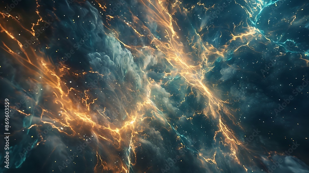 Energetic bursts of electric currents captured in a mesmerizing display of glowing lines against the backdrop of celestial marvels. Energetic bursts of electric currents captured in a mesmerizing display of glowing lines against the backdrop of celestial marvels.
