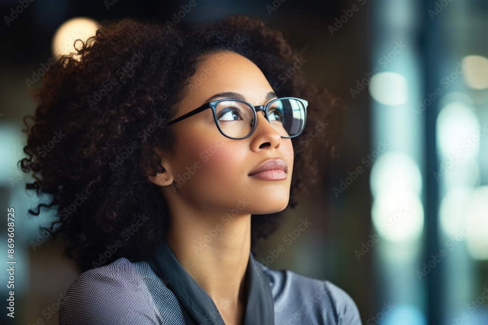 a person is thinking in a company a person is thinking in a company