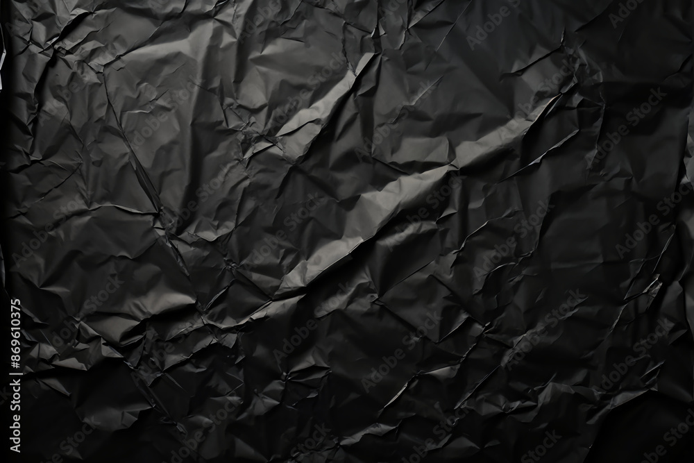 Black paper poster texture background, Weathered black paper texture, black Friday banner. Crumpled black paper with wrinkles and rubbed corners Black paper poster texture background, Weathered black paper texture, black Friday banner. Crumpled black paper with wrinkles and rubbed corners