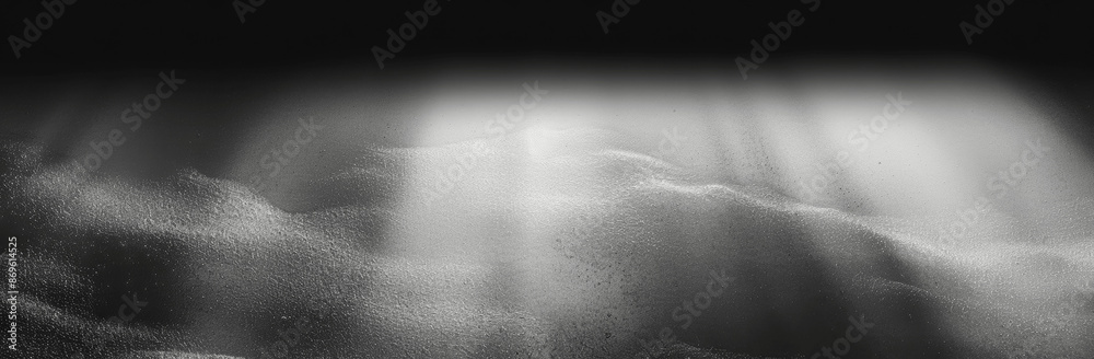 Obraz premium Black Gray Silver White Abstract Background Matte Shimmer Gradient Grainy Texture High Detail Studio Lighting Volumetric Light Hyper Realism