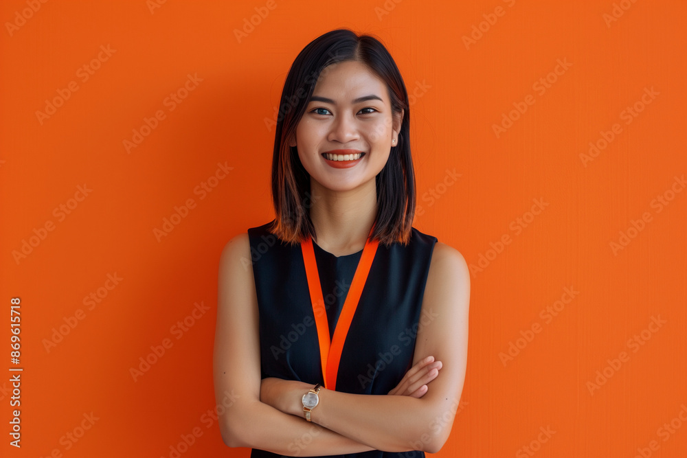 Obraz premium portrait of a woman smiling