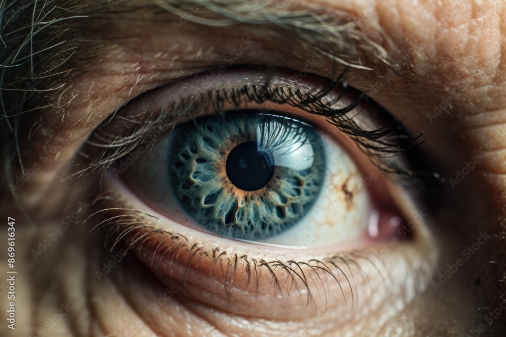 Fototapeta premium human eye close up concept