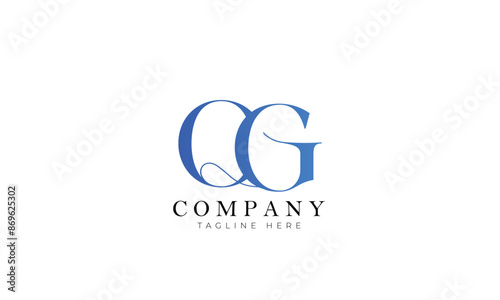 QG logo, Branding logo, Letter logo, Clothing logo