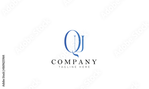 QU logo, Branding logo, Letter logo, Clothing logo