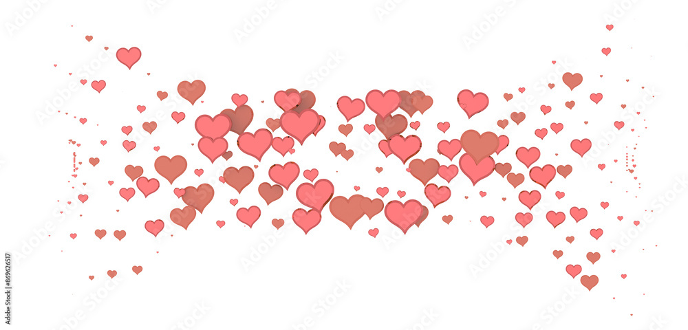realistic isolated heart confetti on the transparent background for decoration and covering. Concept of Happy Valentine's Day, wedding and anniversary realistic isolated heart confetti on the transparent background for decoration and covering. Concept of Happy Valentine's Day, wedding and anniversary