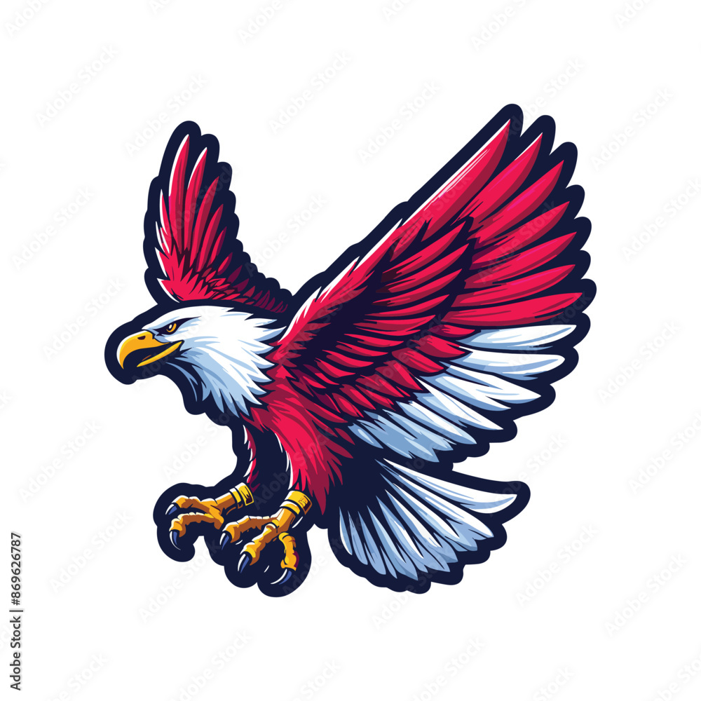 Obraz premium indonesia independence day doodle line drawing vector illustration