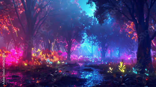 Neon Wilderness: Virtual Nature