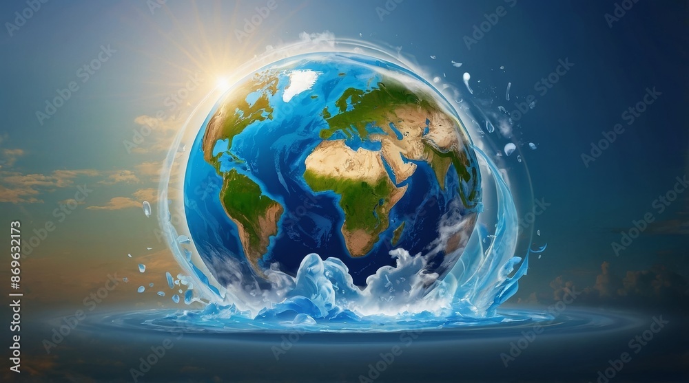 Fototapeta premium World Ozone Day Vector illustration for Poster banner