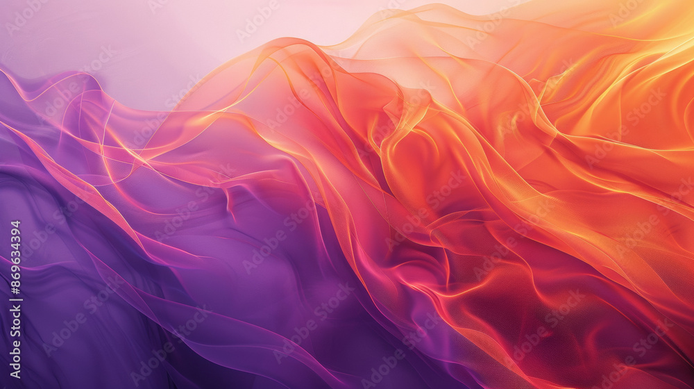 Abstract banner digital art with purple and orange colors Abstract banner digital art with purple and orange colors