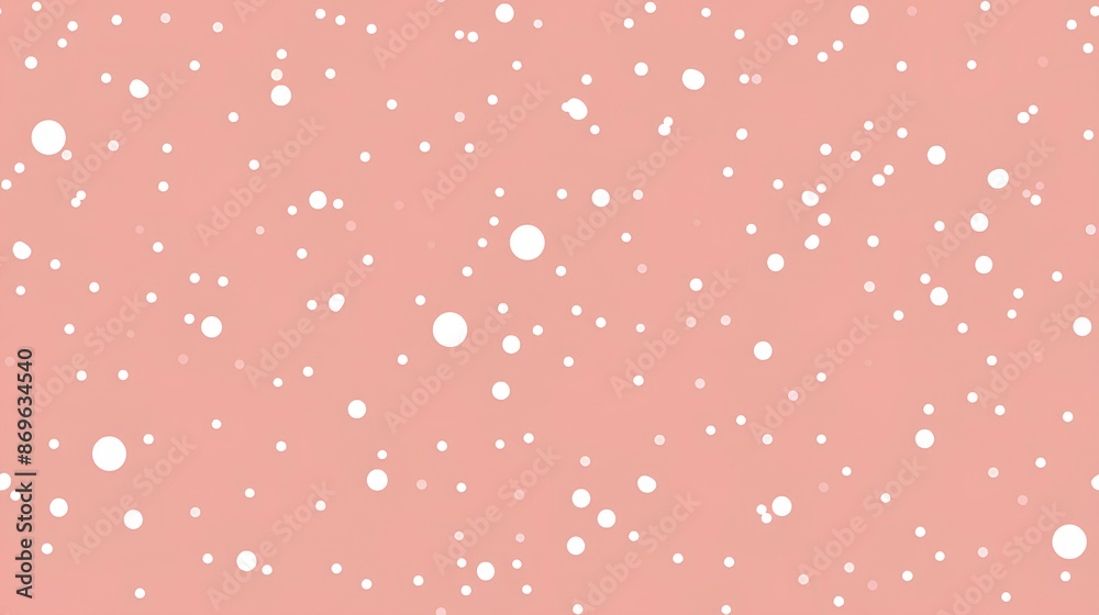 Brown illustration of a simple pattern of white dots Brown illustration of a simple pattern of white dots