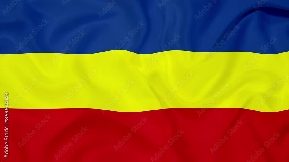 Mecklenburg-Schwerin Flag Wallpaper, Mecklenburg-Schwerin Flag Texture