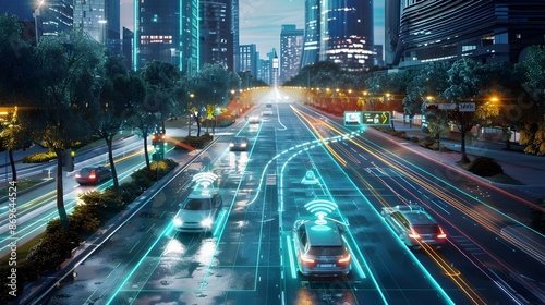 Futuristic City with Autonomous Vehicles Leveraging RADAR Technology for Smart Urban Mobility