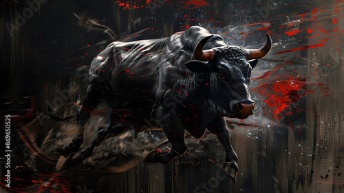 bull running