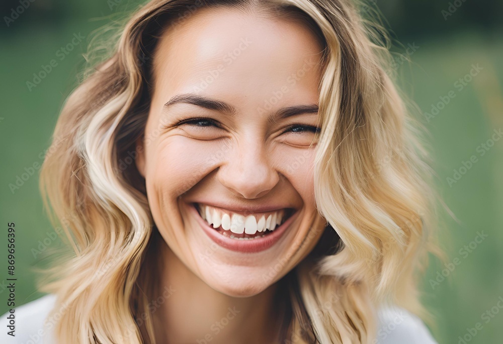 Fototapeta premium Mujer sonrisa .