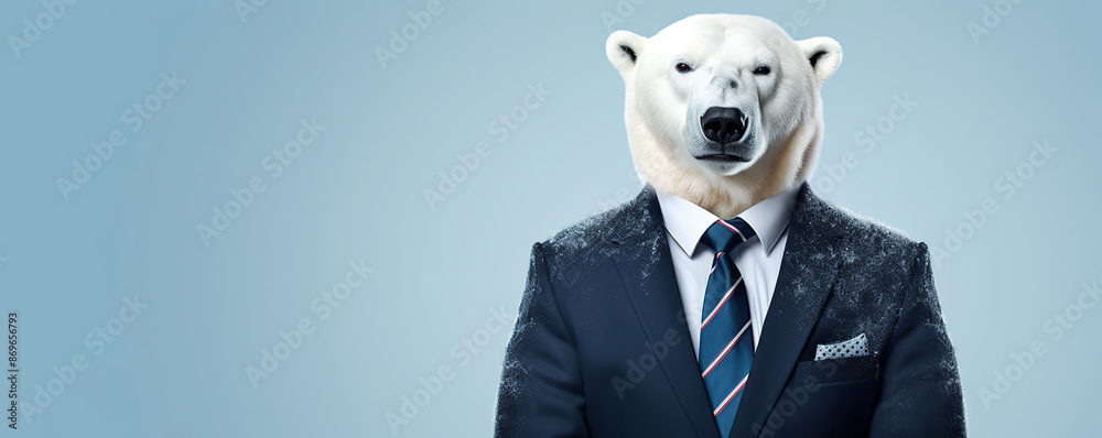 A Polar Bear in a Suit