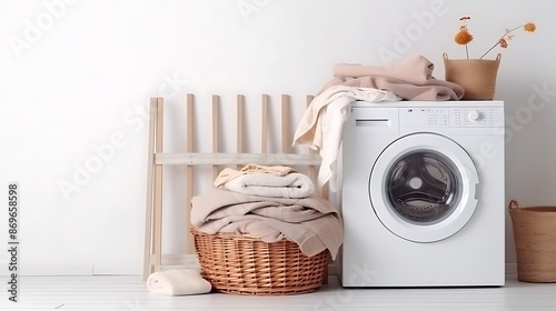 washing machine in the laundry