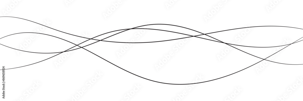 Thin line wavy background. Abstract black lines wave curve motion on white background vector. EPS 10. Thin line wavy background. Abstract black lines wave curve motion on white background vector. EPS 10.