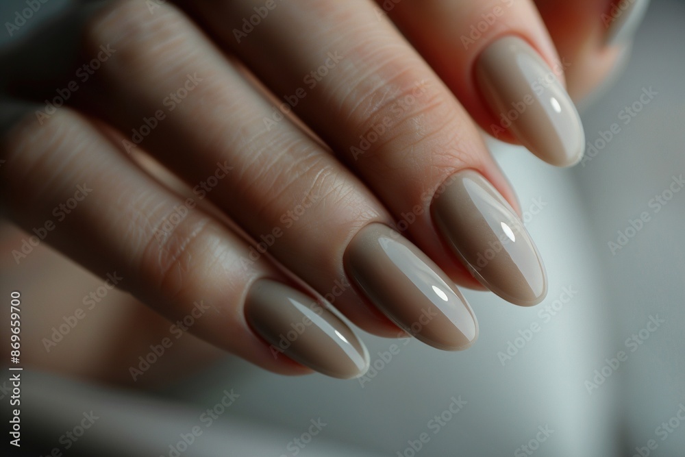 Manicure and Hands Spa. Beautiful Woman hand closeup. Manicured nails and Soft hands skin. Beauty treatment. Ai Generative Manicure and Hands Spa. Beautiful Woman hand closeup. Manicured nails and Soft hands skin. Beauty treatment. Ai Generative