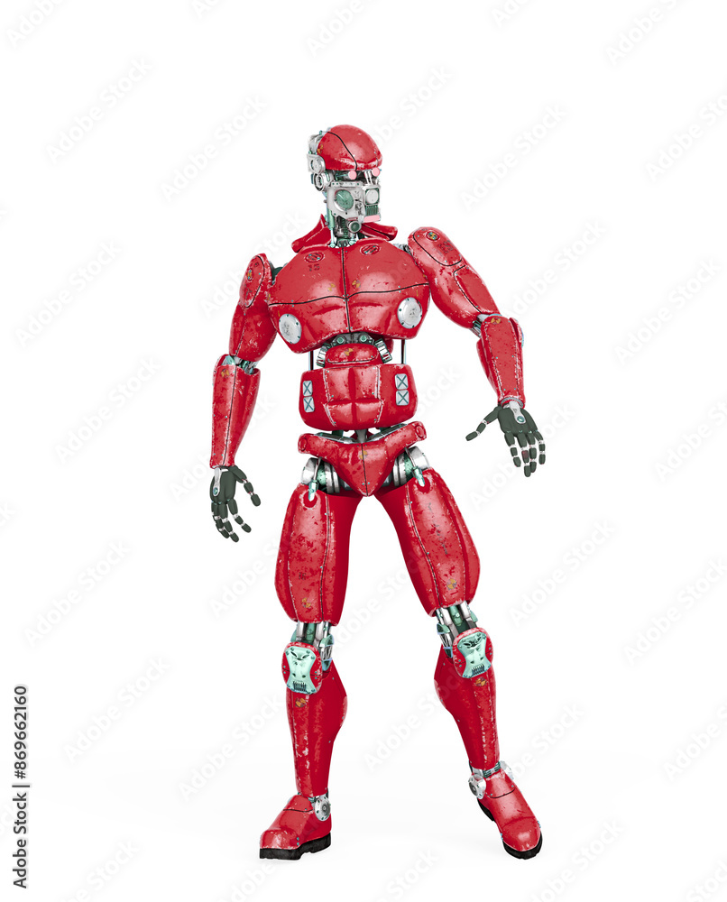 beta tester mech is looking around beta tester mech is looking around