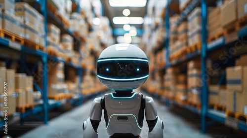 Wallpaper Mural Robot in a Warehouse with Warehouse Management Systems

 Torontodigital.ca