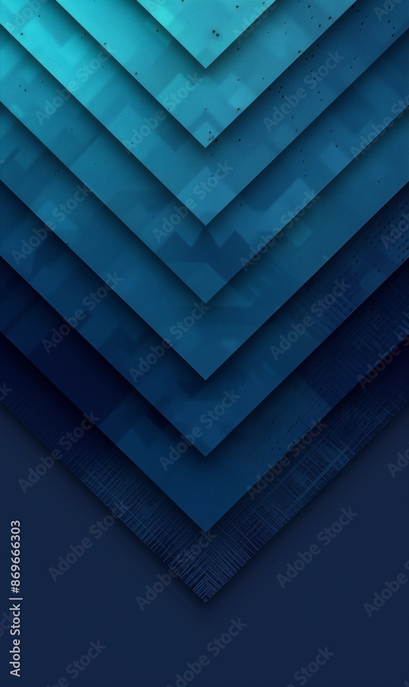 The image shows an abstract background with a chevron pattern in various shades of blue, creating a sense of depth and dimension. The image shows an abstract background with a chevron pattern in various shades of blue, creating a sense of depth and dimension.