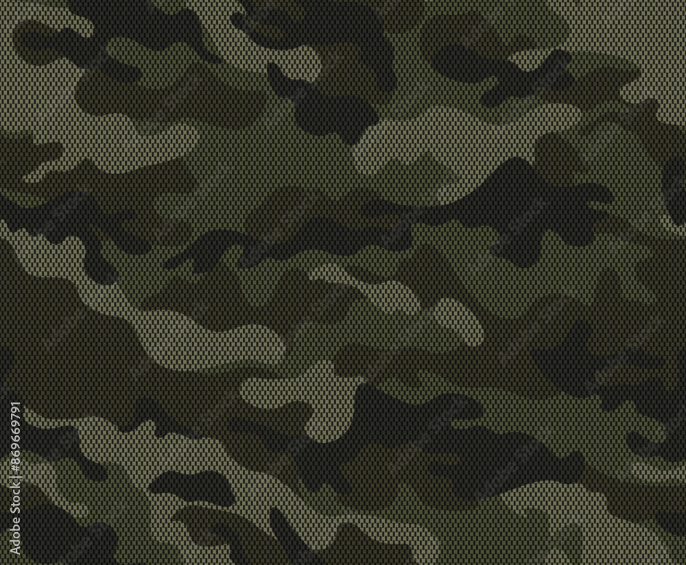 Fototapeta premium khaki camouflage digital background seamless pattern, forest texture, urban trendy