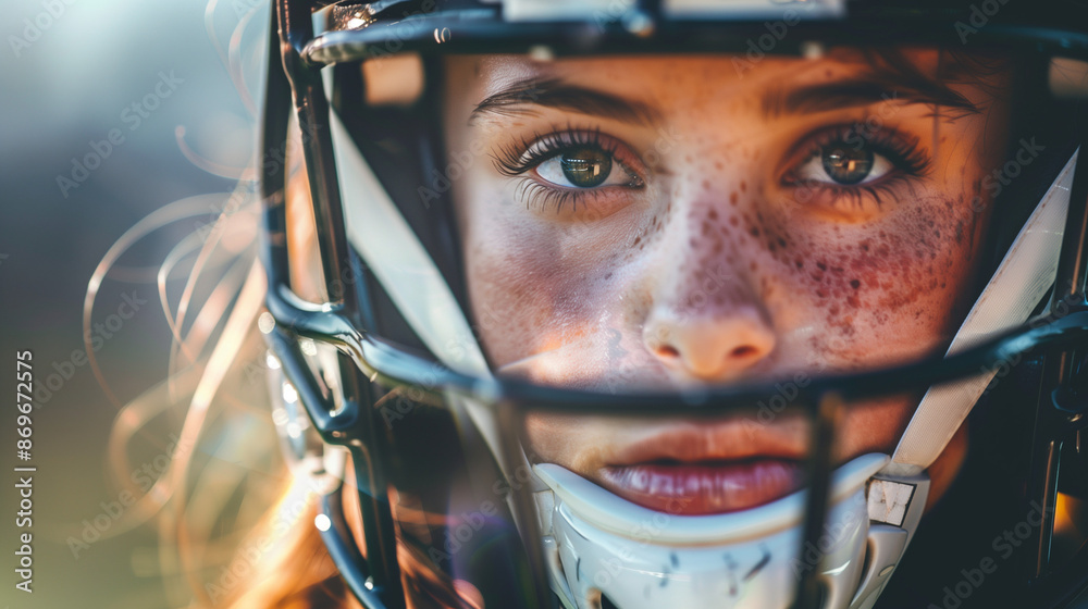 Athlete with a mouthguard, focused and ready to play. Her attitude shows determination and commitment to preparations for an important meeting. Athlete with a mouthguard, focused and ready to play. Her attitude shows determination and commitment to preparations for an important meeting.