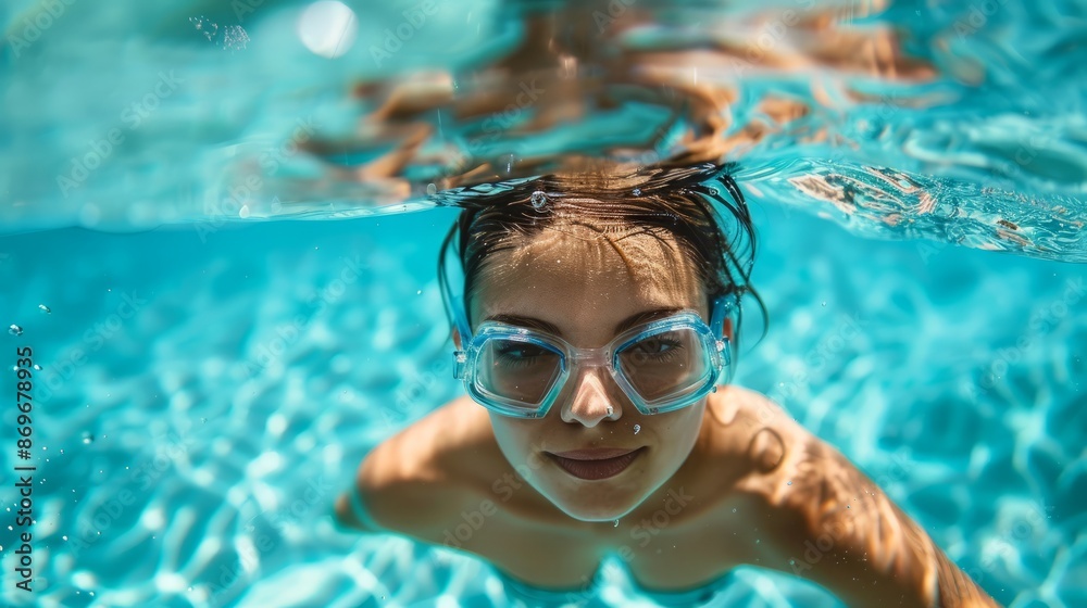 Naklejka premium Swimming Charms, Menstrual Swimming Guide: Safety and Health Considerations