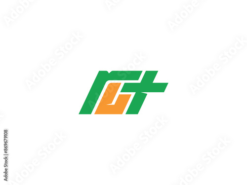 RUT letter logo design . Initial letter RUT monogram logo. 