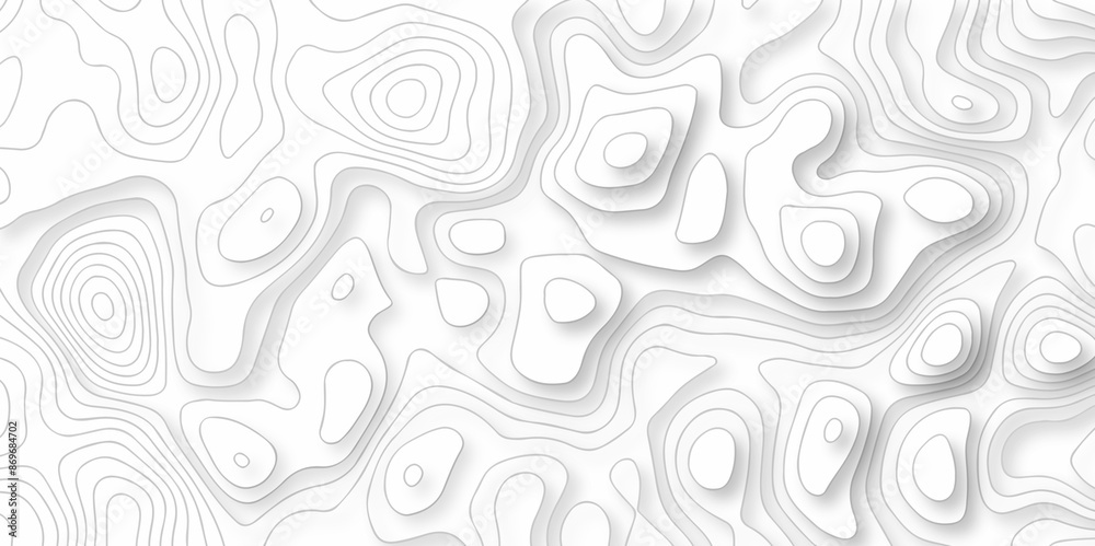Vector geography landscape Topo contour map on white background, Topographic contour lines. Seamless pattern with lines Topographic map. Geographic mountain relief diagram line wave carve pattern. Vector geography landscape Topo contour map on white background, Topographic contour lines. Seamless pattern with lines Topographic map. Geographic mountain relief diagram line wave carve pattern.