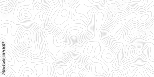 White wave line grid map and Topographic contour map lines. Seamless pattern with lines Topographic map. Geographic mountain relief diagram striped diagonal line wave carve pattern.