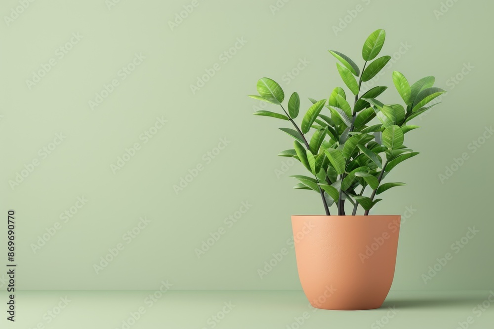 Modern Terra Cotta ZZ Plant - Stylish Indoor Foliage for Contemporary Home Decor Modern Terra Cotta ZZ Plant - Stylish Indoor Foliage for Contemporary Home Decor