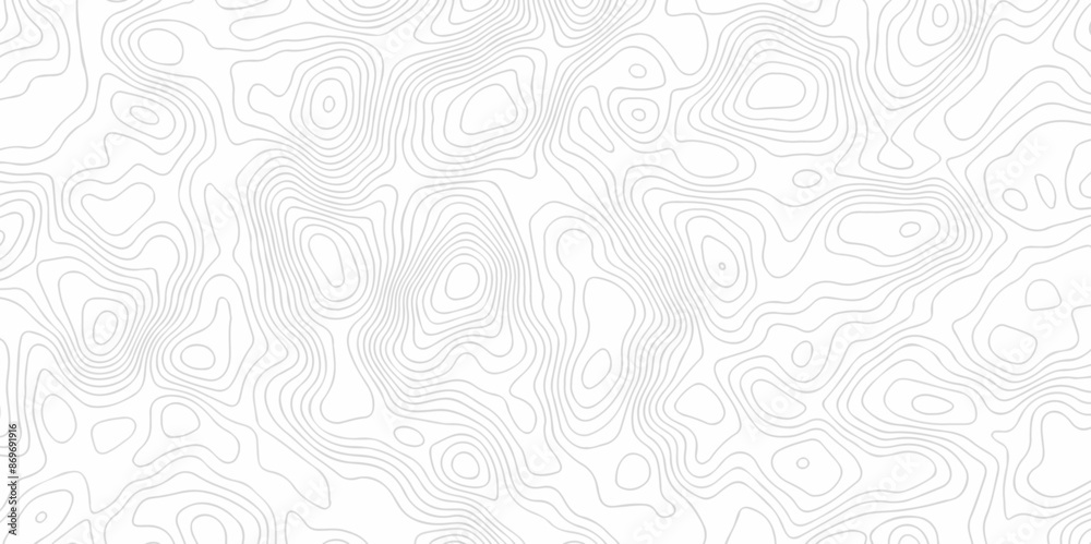 Vector geography landscape Topo contour map on white background, Topographic contour lines. Seamless pattern with lines Topographic map. Geographic mountain relief diagram line wave carve pattern. Vector geography landscape Topo contour map on white background, Topographic contour lines. Seamless pattern with lines Topographic map. Geographic mountain relief diagram line wave carve pattern.