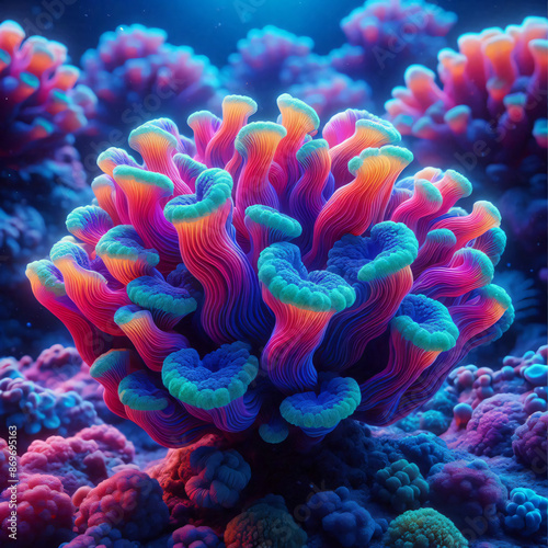 coral reef in the sea © Deepak