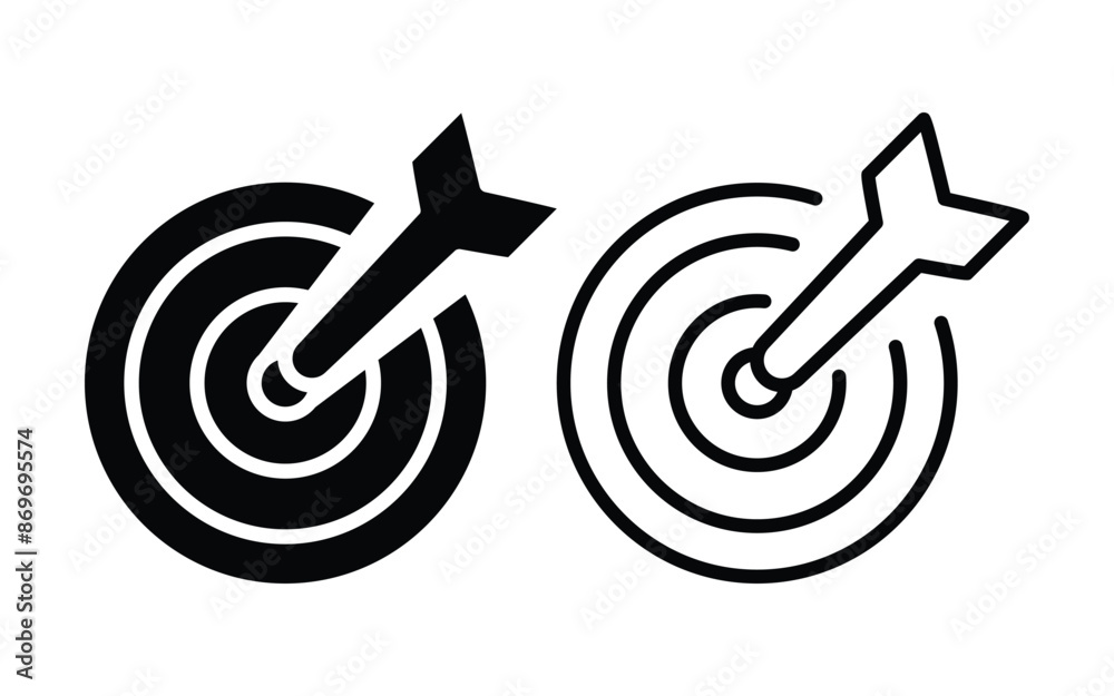 Target Icon design vector illustration. Marketing icon Target Icon design vector illustration. Marketing icon