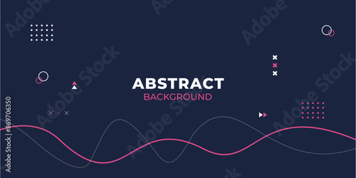 Abstract background with pink and blue lines. The background is a mix of different shapes and colors. Vector design for business, corporate, institution, presentation and seminar