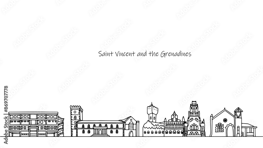 Obraz premium Sights of Saint Vincent and the Grenadines