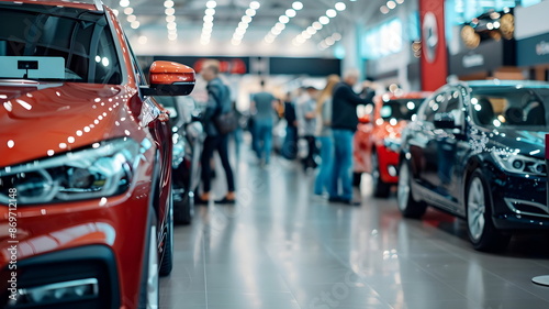 Wallpaper Mural Luxury Car Showroom Shiny Vehicles Premium Dealership Torontodigital.ca