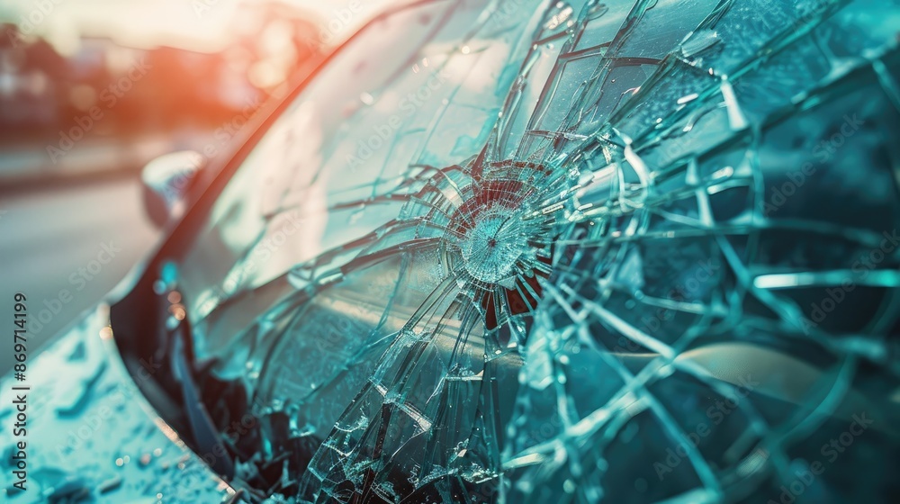 Car glass broken in cracks abstract background. Car repair shop. Car fix banner. car service shop Car glass broken in cracks abstract background. Car repair shop. Car fix banner. car service shop
