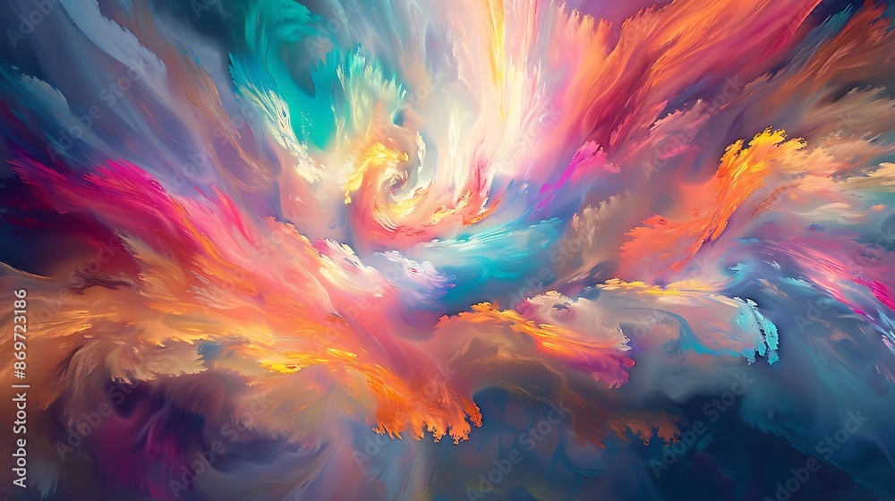 A symphony of colors dancing across the canvas, each brushstroke contributing to the vibrant energy of the Spectrum. A symphony of colors dancing across the canvas, each brushstroke contributing to the vibrant energy of the Spectrum.