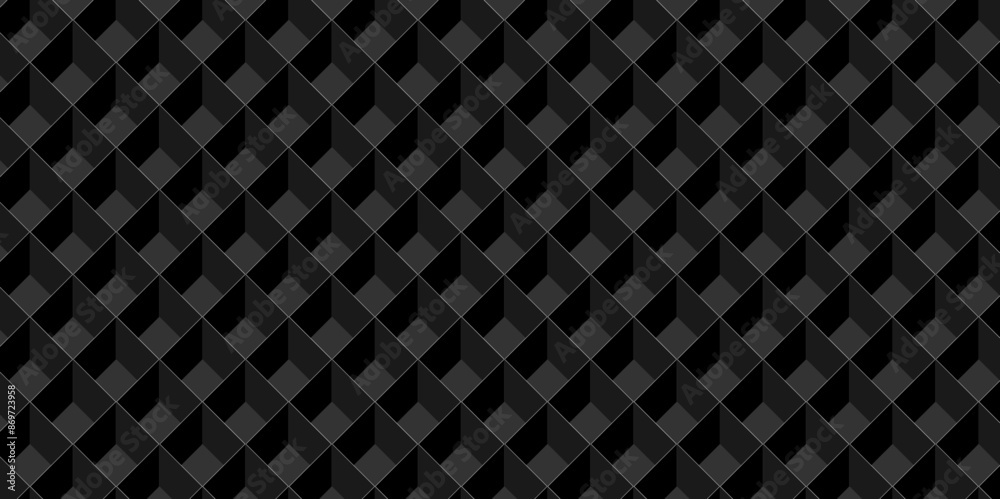 Vector of cube geometric pattern grid backdrop triangle background. Abstract cube geometric tile and mosaic wall or grid backdrop hexagon technology. black or gray geometric block cube structure. Vector of cube geometric pattern grid backdrop triangle background. Abstract cube geometric tile and mosaic wall or grid backdrop hexagon technology. black or gray geometric block cube structure.