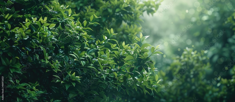 Summer forest backdrop with lush green tree branches, ideal for a copy space image. Summer forest backdrop with lush green tree branches, ideal for a copy space image.