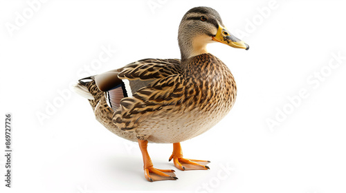 duck isolated on white