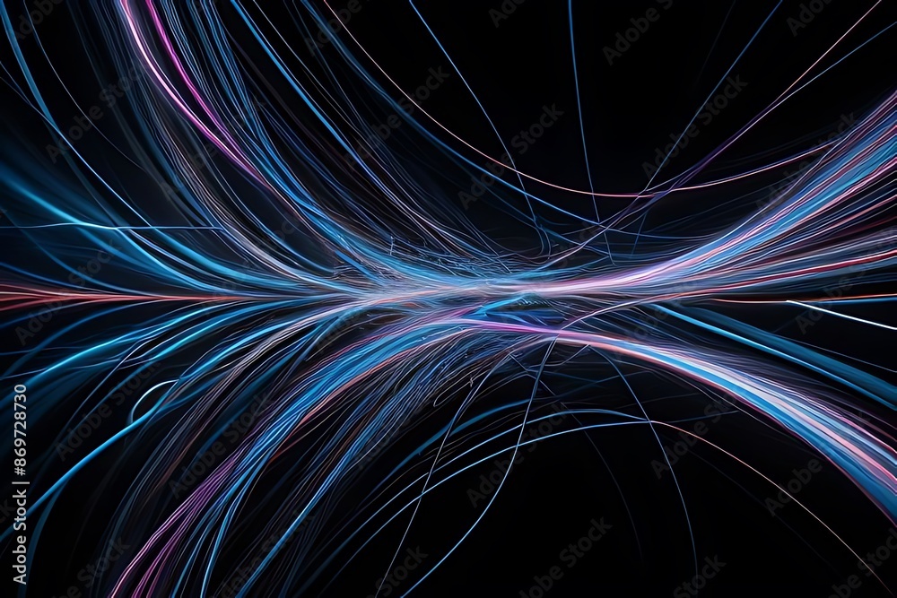 Abstract swirls of electric blue and neon pink Abstract swirls of electric blue and neon pink
