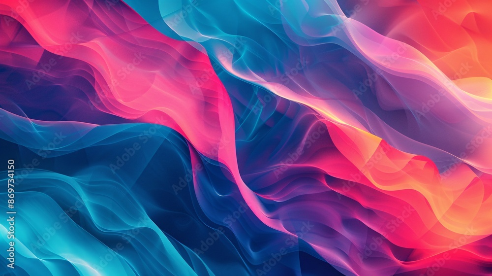 Fototapeta premium Abstract Background with Swirling Colors