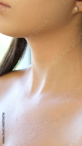 Wallpaper Mural Combing hair. Woman talking with the hairdresser while getting her hair done at the beauty salon. Torontodigital.ca