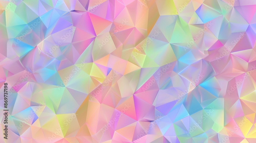 Obraz premium Polygons seamless, geometric design with a subtle gradient in the background