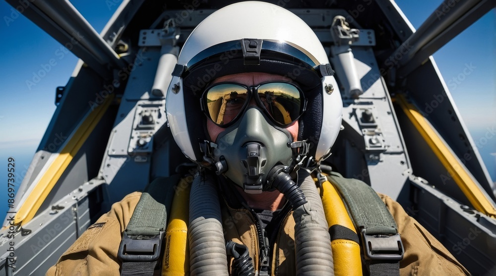 Navy Fighter Pilot in a F18 Navy Fighter Pilot in a F18