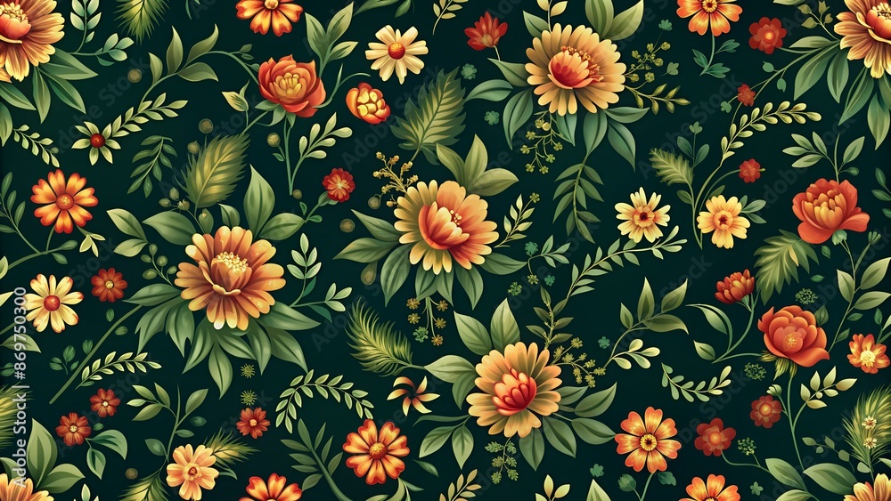 seamless floral pattern seamless floral pattern